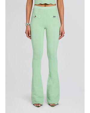 retroféte Joliet Metallic Rib Knit Pant - Green