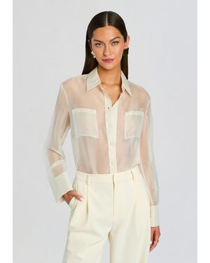 SER.O.YA Estella Silk Top - Natural