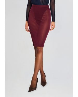 SER.O.YA Lucille Midi Skirt - Red