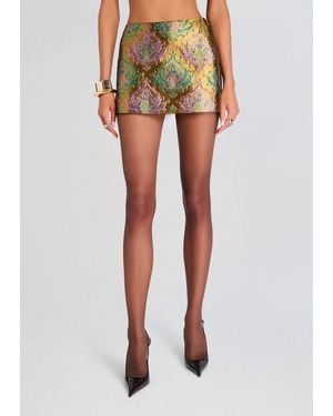 retroféte Delphira Brocade Skirt - Multicolor