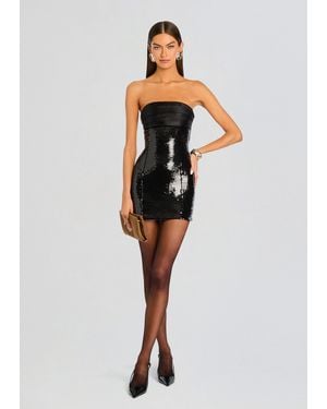deserae sequin dress retrofete Deserae Dress in Pearl