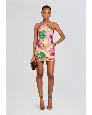 retroféte Adelaide Silk Dress - Red