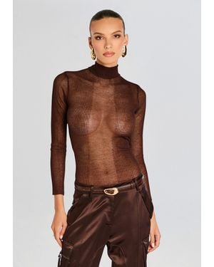 SER.O.YA Piper Top - Brown