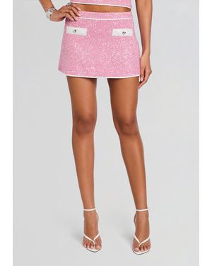 retroféte Roxee Knit Skirt - Pink