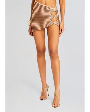retroféte Hydra Knit Skirt - Orange