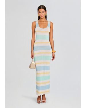 SER.O.YA Jasmine Knit Dress - White