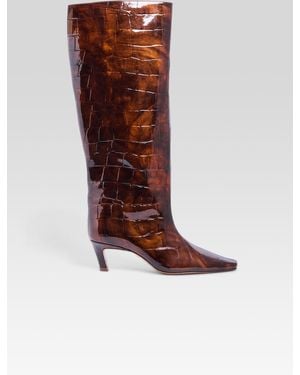 retroféte Taliah Leather Boot - Red