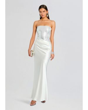 retroféte Alexandra Dress - White