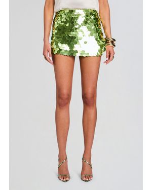 retroféte Azari Sequin Skirt - Green
