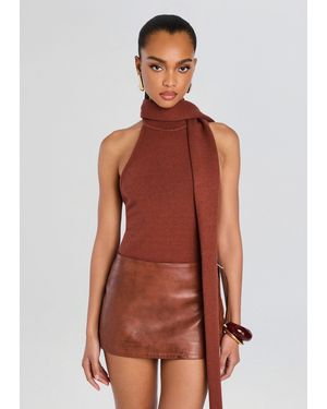 SER.O.YA Austyn Knit Top - Brown