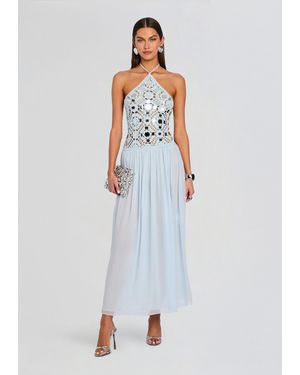 retroféte Odetta Crochet Dress - White