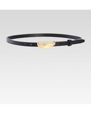 retroféte Britney Leather Belt - Black