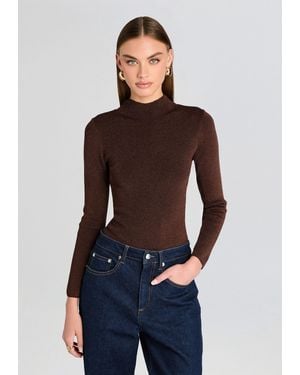 SER.O.YA Caron Knit Bodysuit - Blue