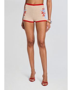 retroféte Aralyn Knit Short - White