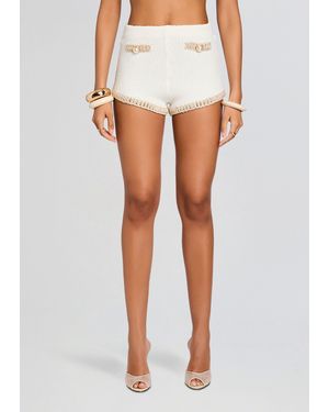 retroféte Cheyenne Knit Short - White