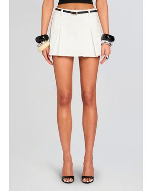 SER.O.YA Tash Poplin Skort - White