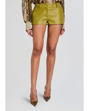 retroféte Valesia Leather Short - Green