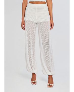 retroféte Devyn Knit Pant - White