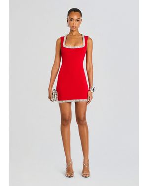 retroféte Bexley Embellished Dress - Red