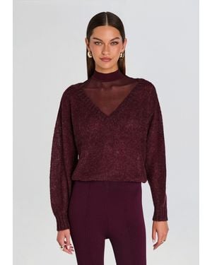 SER.O.YA Vada Knit Sweater - Red