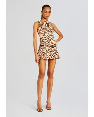 retroféte Kat Romper - White