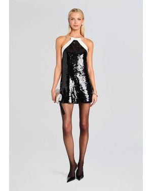 retroféte Iverness Sequin Dress - White