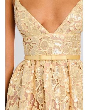 chinese dress ladies Retrofête Women's Rowena Lace Dress - Yuzu