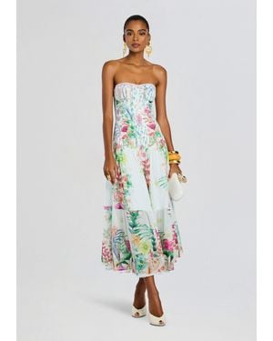 Charo Ruiz Illyr Long Dress - White