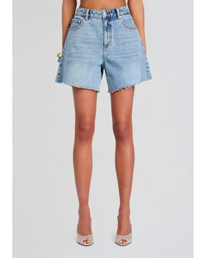 SER.O.YA Sabrina Denim Short - Blue
