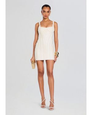 retroféte Elaina Pearl Dress - White