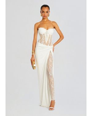 retroféte Carla Jumpsuit - White