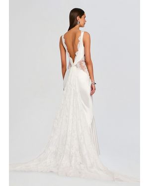 retroféte Analuisa Lace Dress - White