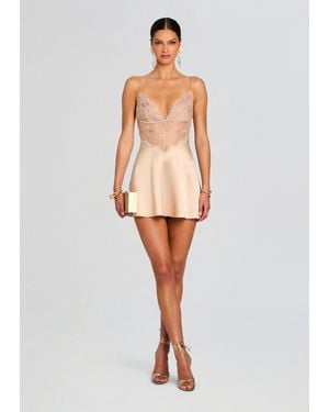 retroféte Aurora Lace Dress - White