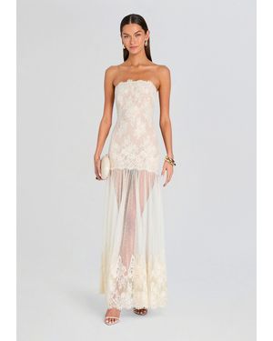 retroféte Vespera Lace Dress - White