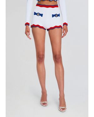 retroféte Kait Rib Knit Short - Blue