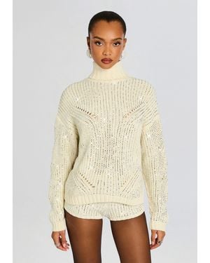 retroféte Camden Embellished Sweater - Natural