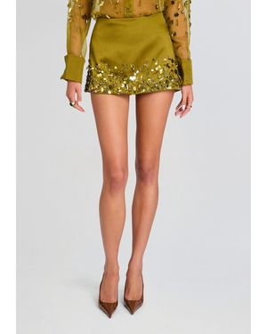 retroféte Quilly Embroidered Skirt - Green