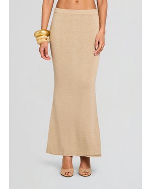 SER.O.YA Kora Knit Maxi Skirt - Natural
