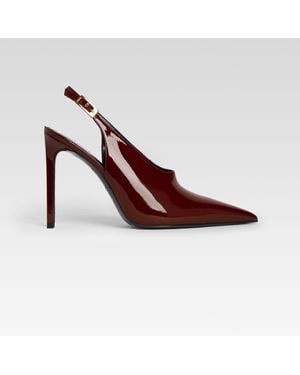 retroféte Celia Leather Slingback - Brown