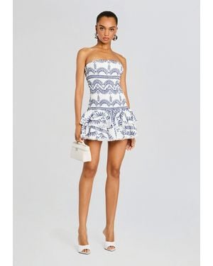 Charo Ruiz Megan Short Dress - White