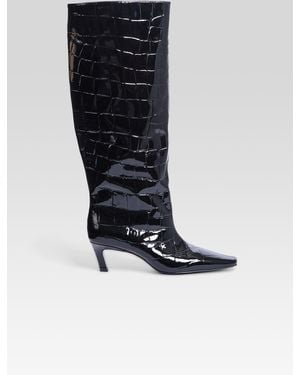 retroféte Taliah Leather Boot - Blue