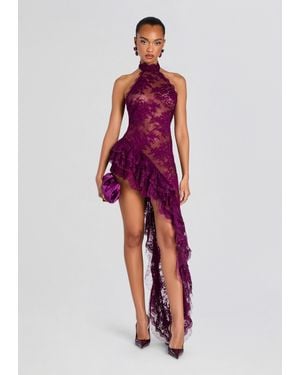 retroféte Anselmo Lace Dress - Red