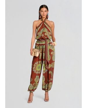 retroféte Beatty Jumpsuit - White