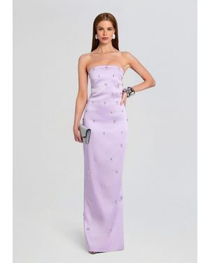 retroféte Keziah Embellished Dress - Purple