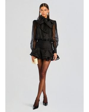 retroféte Celandine Silk Dress - Black