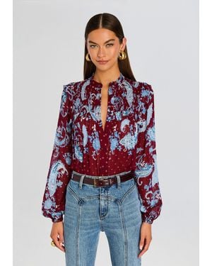 Hemant & Nandita Hiba Top - Red