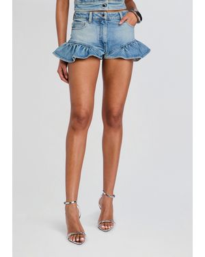 retroféte Jardin Denim Short - Blue