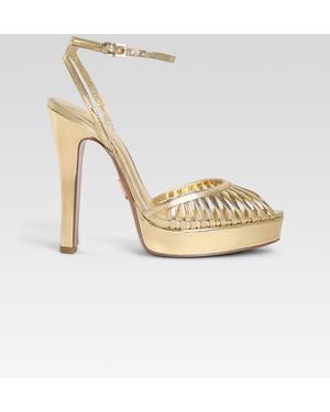 retroféte Manolia Platform Sandal - Natural