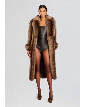 retroféte Shantel Faux Fur Coat - Multicolor