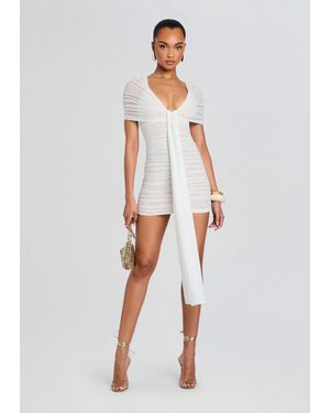 SER.O.YA Winslow Mesh Dress - White